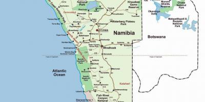 Blòk zo kòt Namibi kat jeyografik